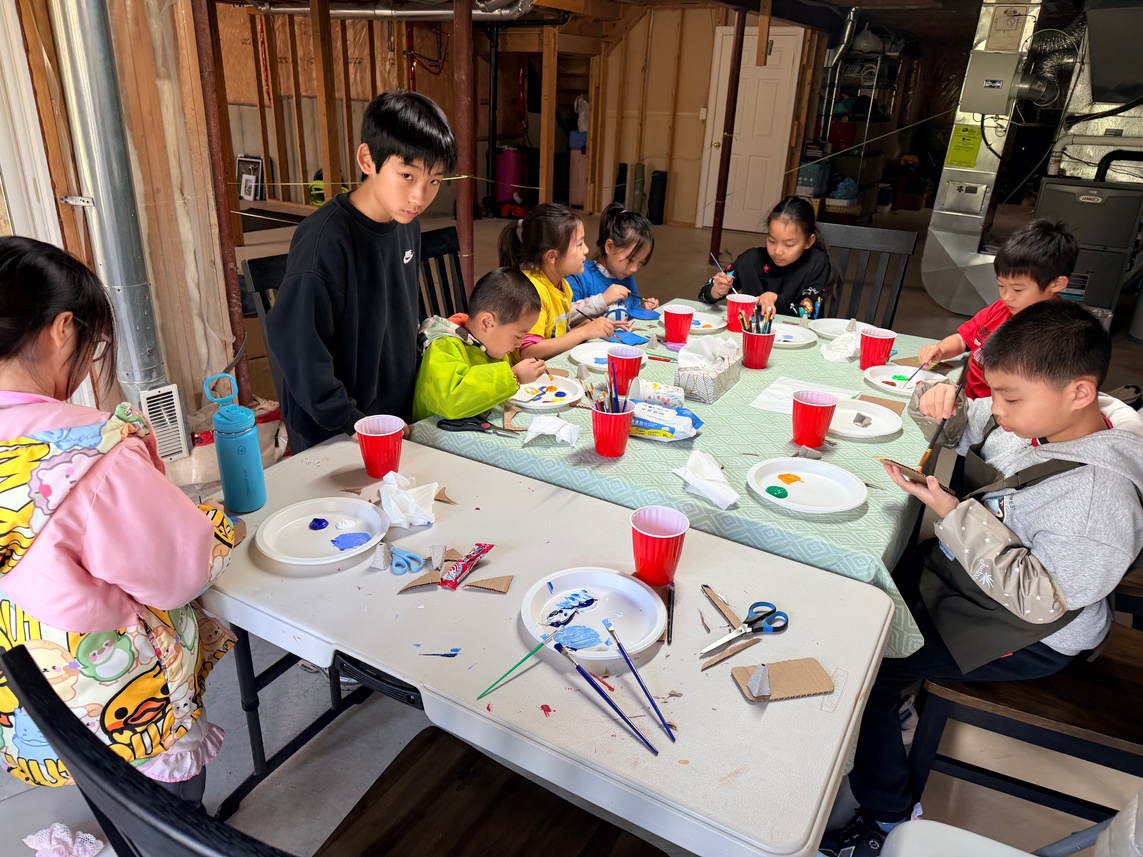 Earth Day Art Workshop: workshop moment 5