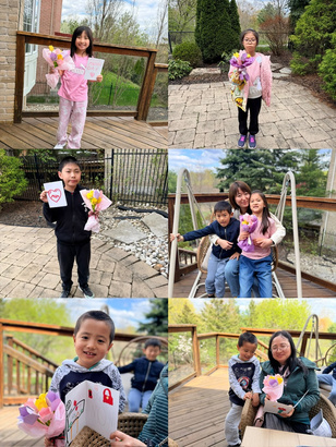 Mother’s Day Art Workshop: workshop moment 3